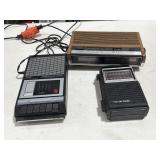 Sony Cassette Recorder / GE Clock Radio / Radio