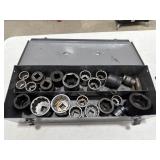 Metal Tool Box of Sockets / Impacts