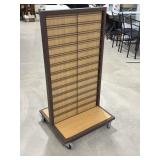Rolling 2 Sided Wire Display Rack