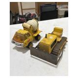 Vintage Tonka Cement Mixer / Tonka Bulldozer