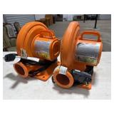 2 Inflatables Air Pumps (1 works) (1 needs repair)