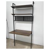 Industrial Wall-Mounted Ladder Desk