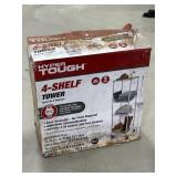 Hyper Tough 4 Shelf Tower w/ Box