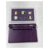 United State Proof Set 1985