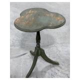 Green Wooden Side Table
