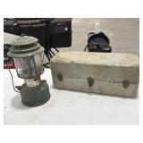 Toolbox / Coleman Lantern (condition unknown)