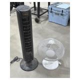 Fan (powers on) / Tower Fan (needs repair)