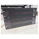 2 Peavey Q231FX Dual 31-Band Graphic Equalizers