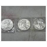 3 Walking Liberty