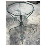 Glass Top Plant Stand