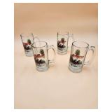 41:4 Budweiser Clydesdales Beer Mugs