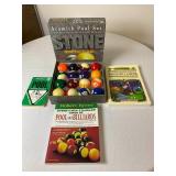 24:1 Aramith Granite Billiards Pool Balls & Books