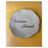 36:9 Lenox Welcome Friends Plate
