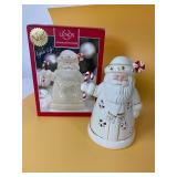 29:9 Lenox Seasons Sparkle Santa NEW/BOX