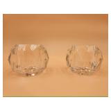 42:7 Pair Shannon Crystal Votive Candle Holder