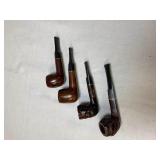 24:8 Four Vintage Red Dot Pipes