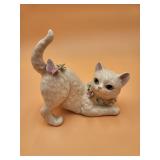 45:7 Lenox Fluttering Friend Cat Figurine