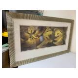 Large Floral Framed Print