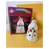 29: Lenox Color Changing Sparkle Santa New/Box