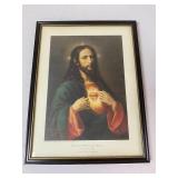 Framed Jesus Print
