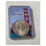 1987 S Eagle S 1.00 Coin NGC MS69