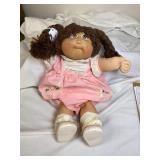 34:7 Brown Pig Tailed Girl Cabbage Patch Doll 1985