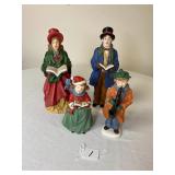 30:1 Lenox 4pc Bisque Christmas Carolers