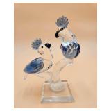 42:10 Crystal Cockatiel Birds Figurine