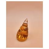 42:14 Amber Crystal Shell Figurine