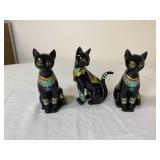 30:2 Hamilton Collection Black Egyptian Cats