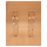 42:3 Shannon Crystal Candlesticks