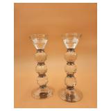 42:2 Shannon Crystal Candlesticks