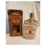 American Mecidinal Whiskey Bottle & Box
