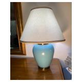 Blue Glass Table Lamp