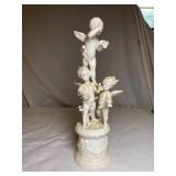 #117 3-Tier Angel Porcelain Figurine