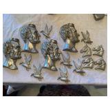 Lead Cast Figurines - Lincoln, Horses, Ducks