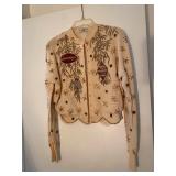 GORGEOUS Vintage Beaded Christmas Cardigan Sweater