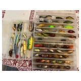 #3 Fishing Lures LOT Assorted Cranks Poppers MORE
