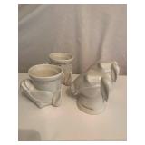 4pc Missouri Mule Ruggeri Restaurant Mule Mugs