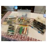#7 Fishing LOT - Bait, Hooks, Flies, Tackle