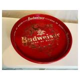 #69 Budweiser Vintage Lightly Rusted Beer Tray