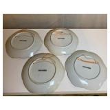 #56 Currier & Ives 4pc Dessert Plates Set