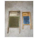 2 Vintage Washboards
