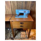 Kerlick Aqua Sewing Machine & Table