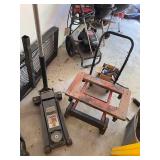 Hyudraulic Jack, Rolling Flat & Dolly Cart