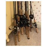 LOT Fishing Rods & Reels