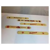 #28 Beer Foam Sticks Bud Falstaff Hyde Park