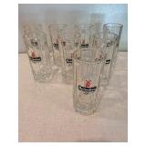8pc Heineken Glass Beer Mugs