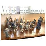 German Beer Stein Collection