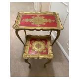 Pair Italian Gilt Stacking Tables